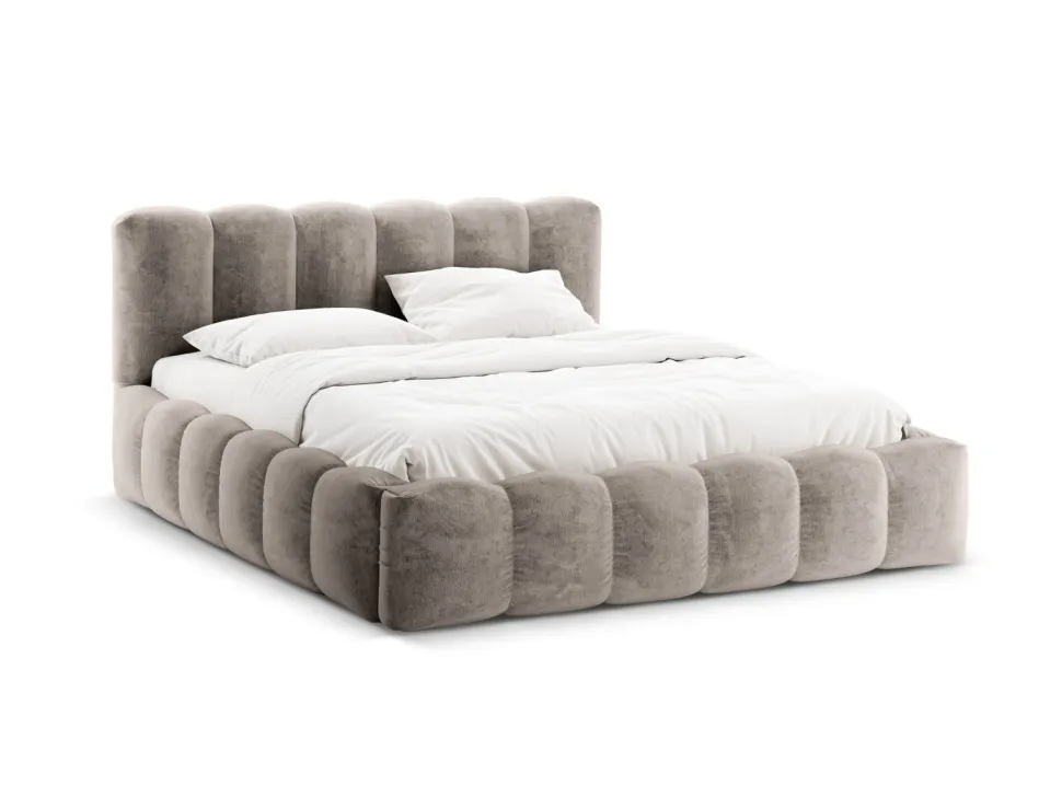 Łóżko Lupine Cappuccino Chenille 140x200