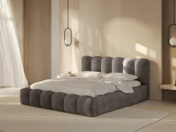 Łóżko Lupine Cappuccino Chenille 140x200