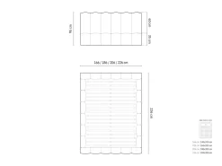 Łóżko Lupine Light Beige Chenille  200x200