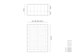 Łóżko Lupine Light Green Chenille  200x200