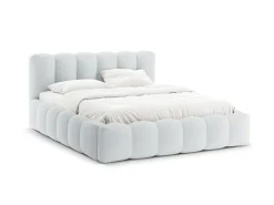 Łóżko Lupine Light Grey Structured Fabric 200x200