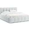 Łóżko Lupine Light Grey Structured  Fabric 160x200