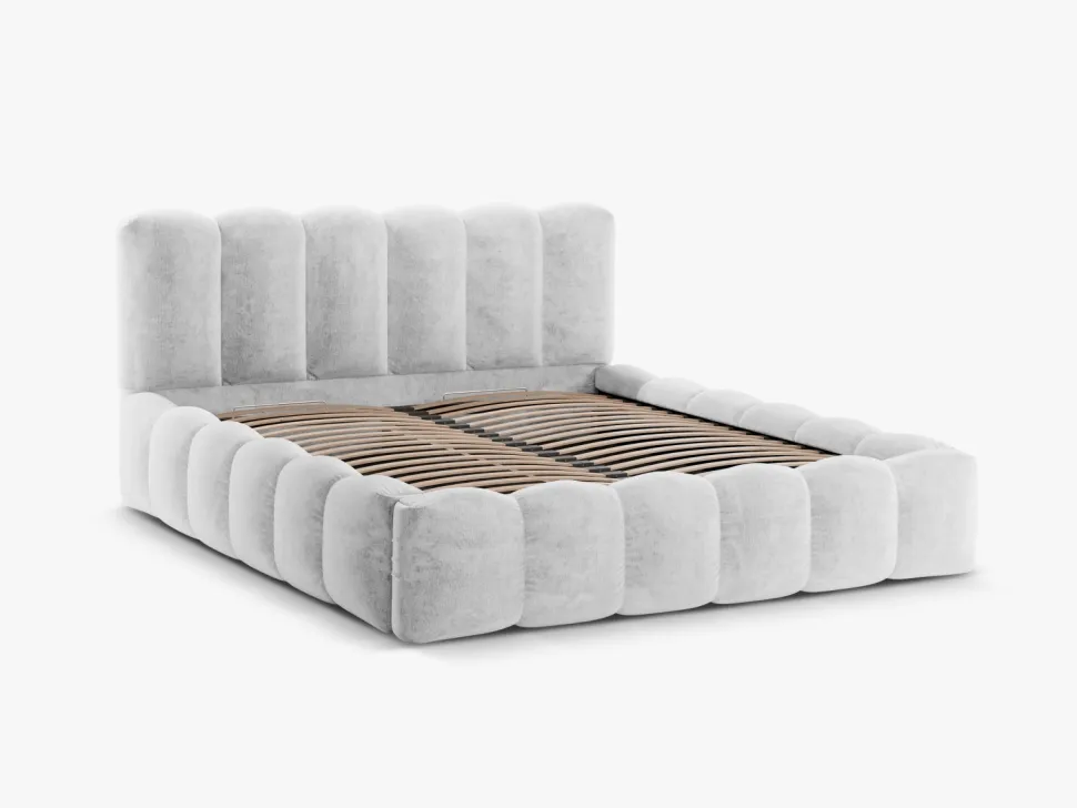 Łóżko Lupine Silver Chenille 160x200