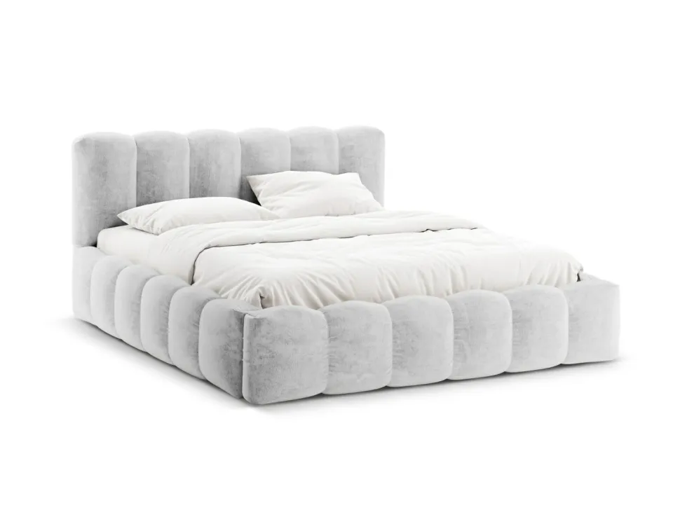 Łóżko Lupine Silver Chenille 160x200