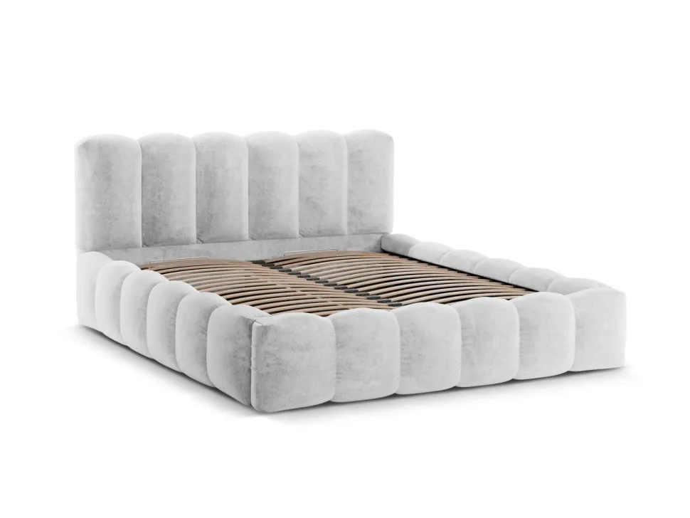 Łóżko Lupine Silver Chenille 160x200