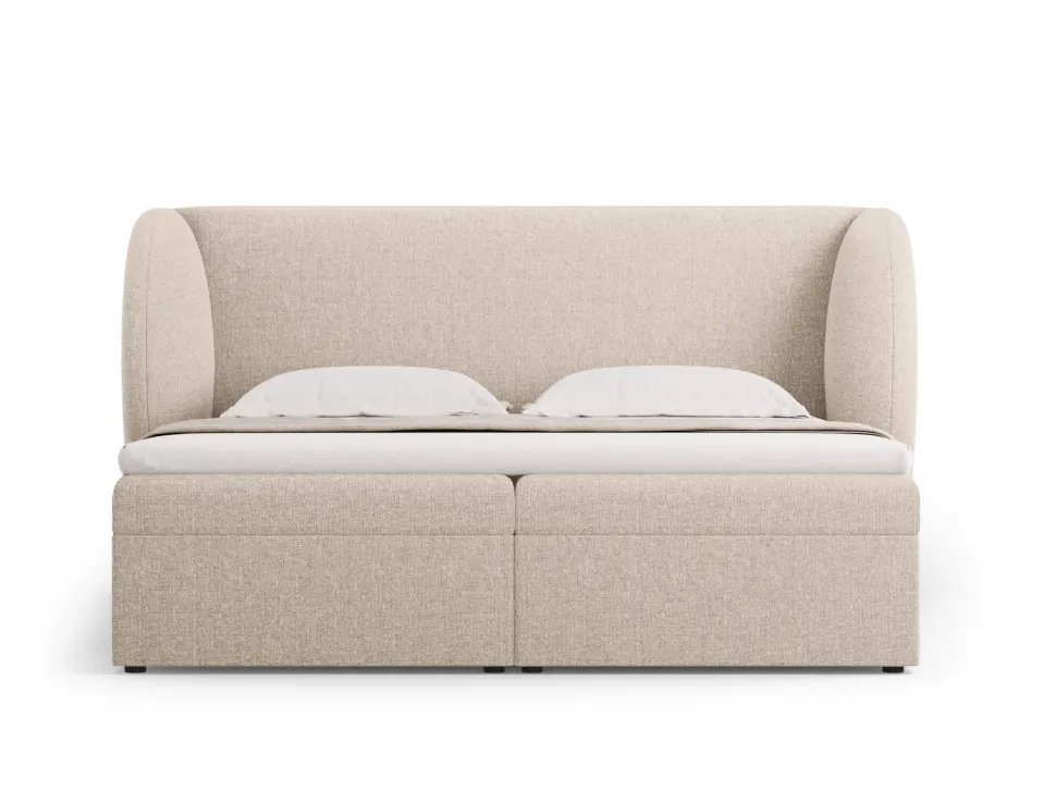 Łóżko Miley Beige Chenille 180x200