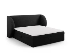 Łóżko Miley Black Chenille 140x200