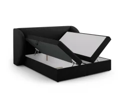 Łóżko Miley Black Chenille 140x200