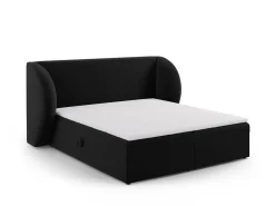 Łóżko Miley Black Velvet 160x200