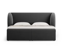 Łóżko Miley Grey Velvet 180x200