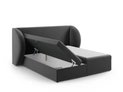 Łóżko Miley Grey Velvet 160x200