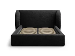 Łóżko Miley II Black Chenille 160x200