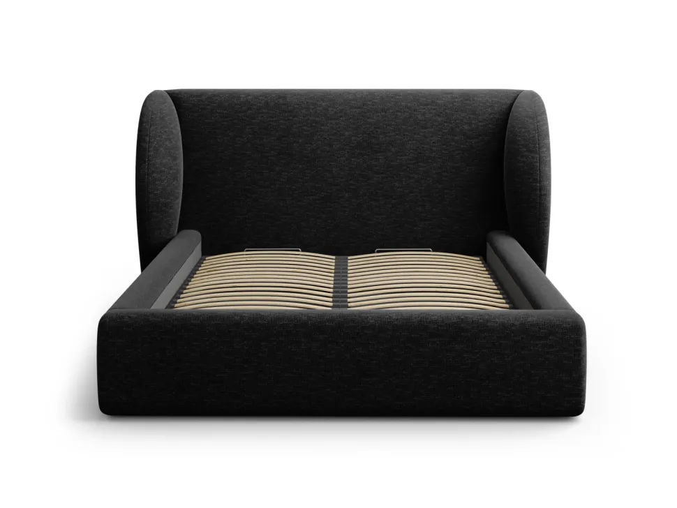 Łóżko Miley II Black Chenille 200x200