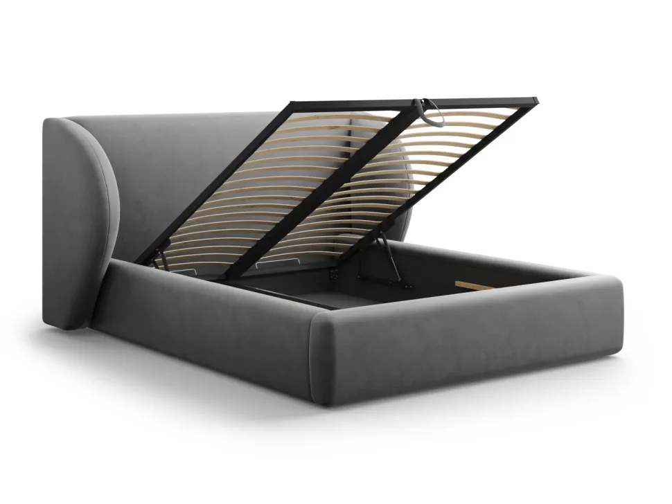 Łóżko Miley II Grey Velvet 200x200