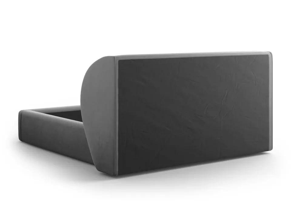 Łóżko Miley II Grey Velvet 160x200