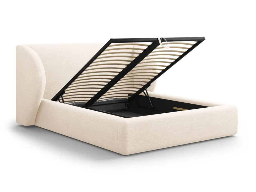 Łóżko Miley II Light Beige Chenille 160x200