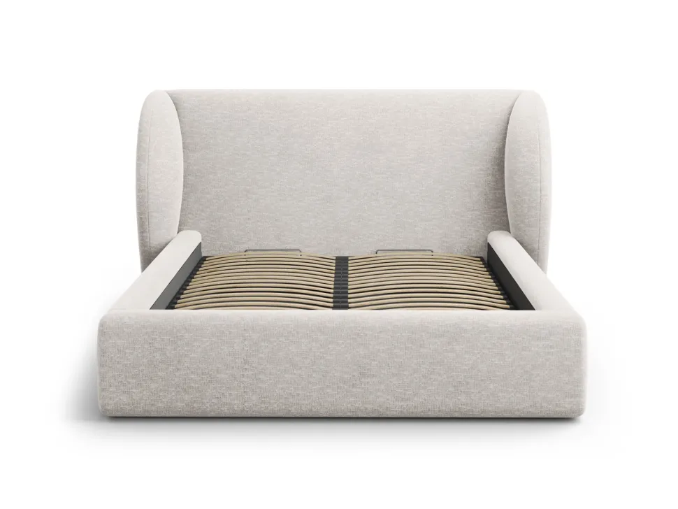 Łóżko Miley II Light Grey Chenille 180x200