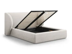 Łóżko Miley II Light Grey Chenille 180x200