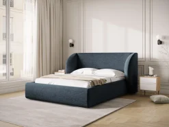 Łóżko Miley II Royal Blue Chenille        160x200