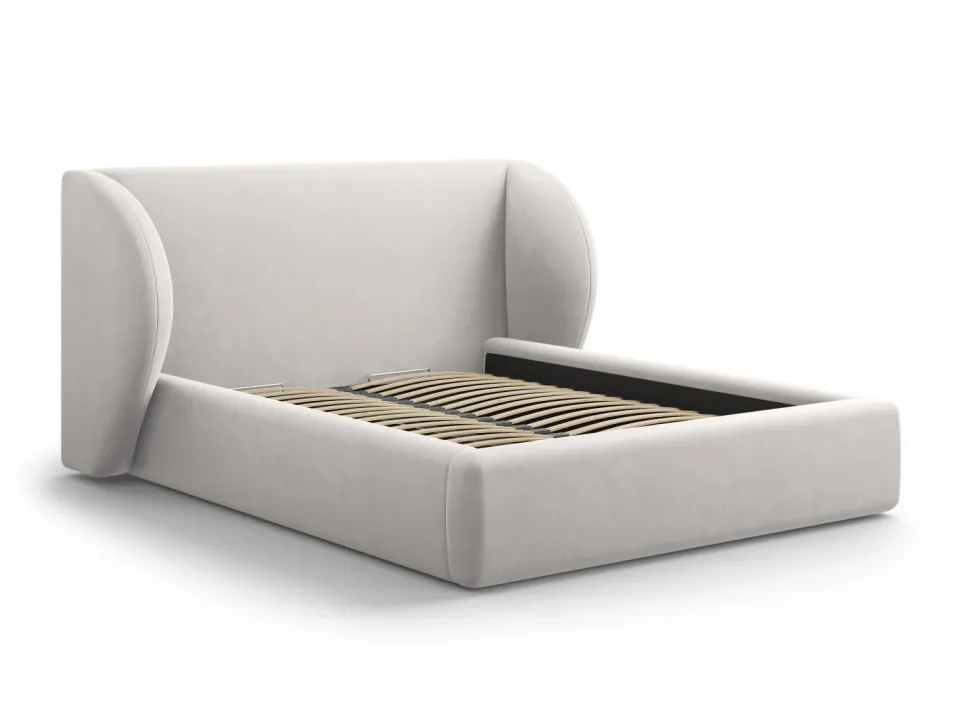 Łóżko Miley II Silver Velvet 200x200