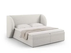 Łóżko Miley Light Grey Chenille 140x200