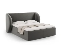 Łóżko Miley Light Grey Velvet 180x200