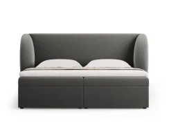 Łóżko Miley Light Grey Velvet 180x200