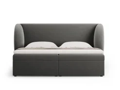 Łóżko Miley Light Grey Velvet 160x200