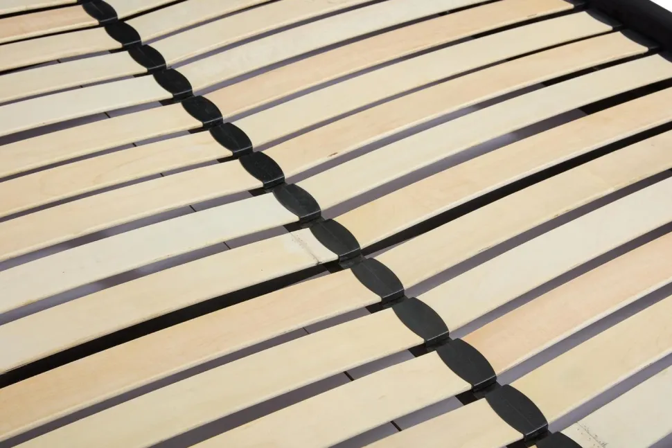 Łóżko Pola 160, czarny / złoty