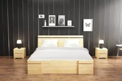 Łóżko sosnowe Sparta Maxi & 4 szuflady 1