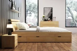 Łóżko sosnowe Sparta Maxi & 4 szuflady 1