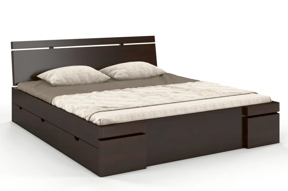 Łóżko sosnowe Sparta Maxi & 4 szuflady 1