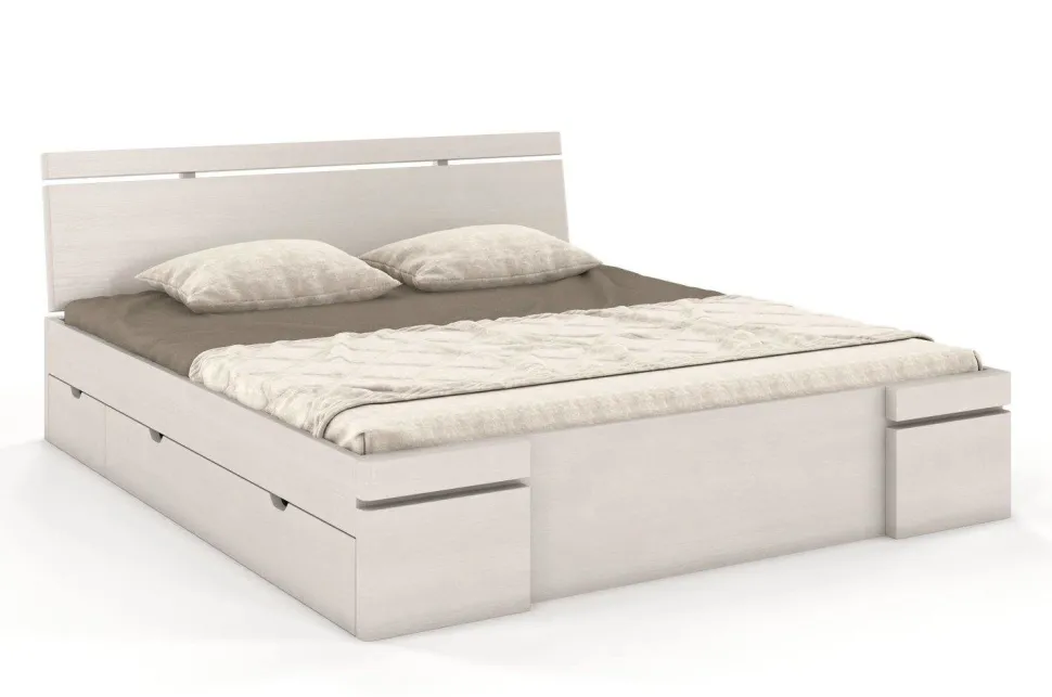 Łóżko sosnowe Sparta Maxi & 4 szuflady 1