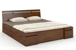 Łóżko sosnowe Sparta Maxi & 4 szuflady 1