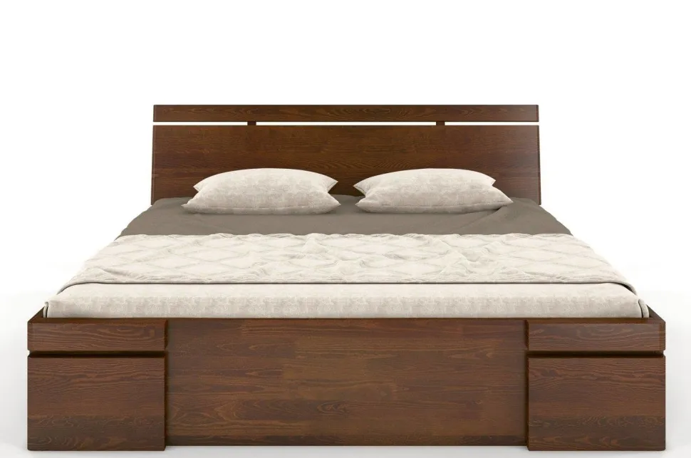 Łóżko sosnowe Sparta Maxi & 4 szuflady 1