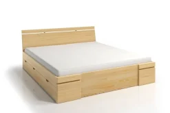 Łóżko sosnowe Sparta Maxi & 4 szuflady 1