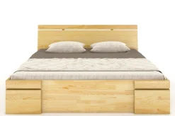 Łóżko sosnowe Sparta Maxi & 4 szuflady 1