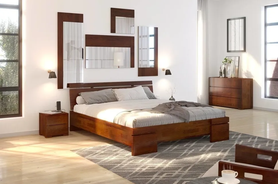 Łóżko sosnowe Sparta Maxi ze skrzynią 20