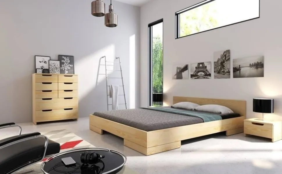 Łóżko sosnowe Spectrum Long 180x220