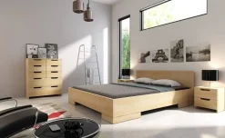 Łóżko sosnowe Spectrum Maxi ze skrzynią 185,5x208