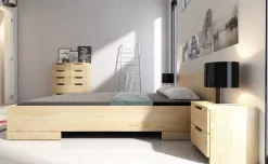 Łóżko sosnowe Spectrum Maxi &Long ze skrzynką 165,5x228