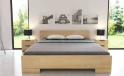 Łóżko sosnowe Spectrum Maxi ze skrzynią 145,5x208