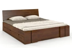 Łóżko sosnowe Vestre Maxi &z 4 szufladami 160x220