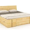 Łóżko sosnowe Vestre Maxi & z 4 szufladami 200x220
