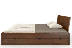 Łóżko sosnowe Vestre Maxi &z 4 szufladami 180x220