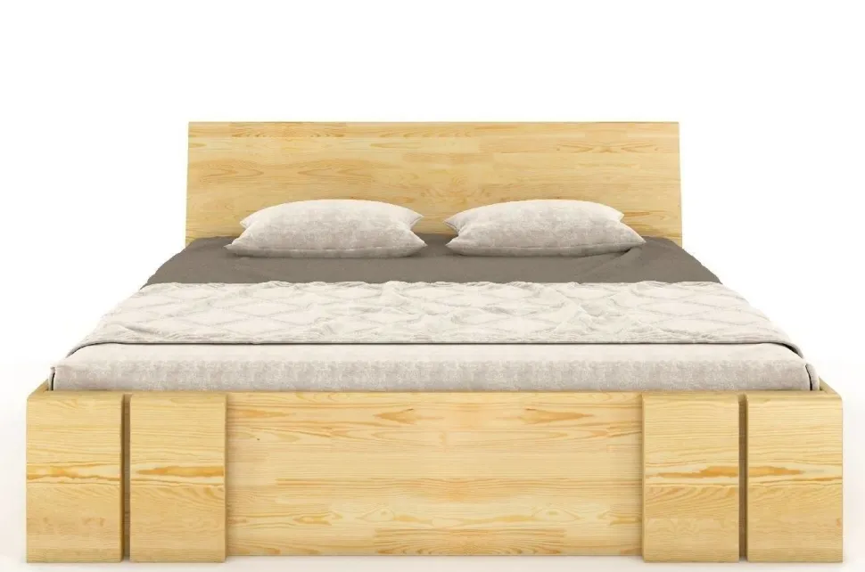 Łóżko sosnowe Vestre Maxi &z 4 szufladami 180x220