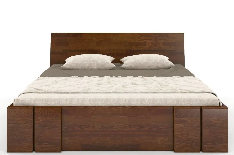 Łóżko sosnowe Vestre Maxi &z 4 szufladami 180x220