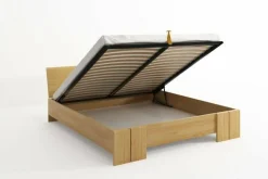 Łóżko sosnowe Vestre Maxi ze skrzynią 120x220