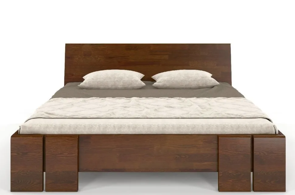 Łóżko sosnowe Vestre Maxi ze skrzynią 180x220