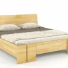 Łóżko sosnowe Vestre Maxi ze skrzynią 200x220